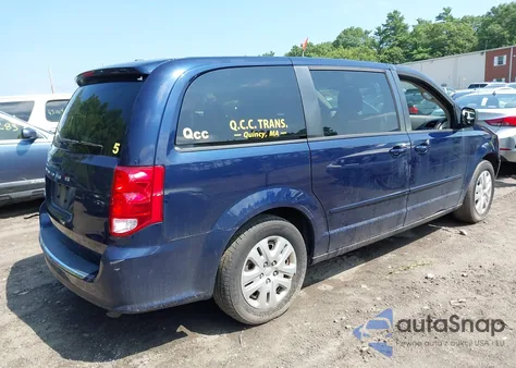 2017 Dodge Grand Caravan Se из США, поврежденный, VIN 2C4RDGBG8HR640506